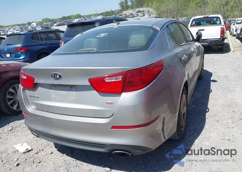 2014 Kia Optima Lx из США, поврежденный, VIN 5XXGM4A76EG312237